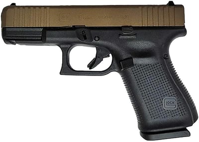 Glock 19 Gen5 9mm 4.02" barrel 15 Rnds Burnt Bronze Slide - $599