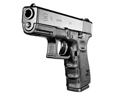 Glock 19 Compact 9mm 4.02" 15rd Pistol, 2 Mags, Black - $519