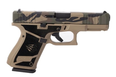 Glock 19 GEN 5 9mm Luger 4.02" BBL (3)15RD Mags War Claw - $739