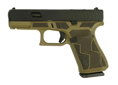 Glock 19 Kavorka V-Series 9mm 4" Ported Barrel 15 Rounds OR FDE - $663.39 (Free S/H on Firearms)