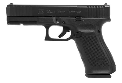 Glock 20 Gen5 MOS 10mm 4.61" 15rd Pistol, Fixed Sights, 3 Mags, Accessory Rail, Black - $610 (Email Price) 