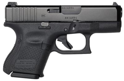 Glock 26 Gen 3 9mm 3.43" 10 Rounds Glock Night Sights - $429.99 ($19.99 S/H on Firearms / $15.99 Flat Rate S/H on ammo)