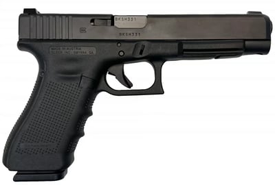 Glock 34 Gen 4 LE Trade-in 9mm 5.31" 17rd Semi-Auto Pistol, NRA Surplus, Good - Very Good - $429.99 