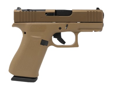 Glock 43X MOS 9mm 3.41" BBL 10rd Pistol, Coyote - $509.99 (Free S/H on Firearms)