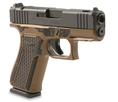 Glock 43X MOS SCT Happy Little Trees, 9mm Semi-Auto Pistol, 3.41" Barrel, 10 Rounds - $609.99 (Free Shipping over $99)