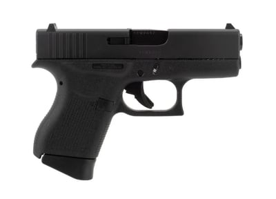 GLOCK Blue Label G43 9mm Pistol, 3.39" Bbl, 6rd, Black - $358 
