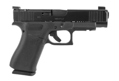 Glock Blue Label G48 MOS 9mm 4.17" 10rd Pistol Ameriglo Bold Night Sights DLC Black - $473.53 