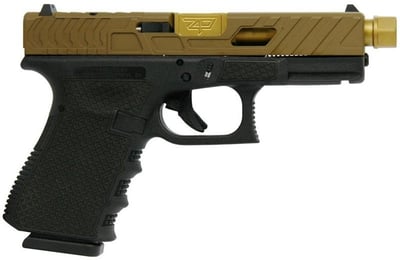 Glock 19 Gen 3 Custom Gold Frame 9mm, 4.6" Gold Barrel, 15rd - $689.99 