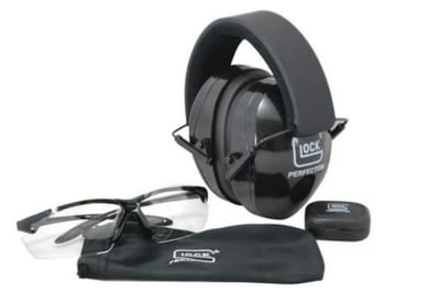 Glock Range Kit - Shooting Glasses, Ear Plugs & Ear Muffs - $16.69