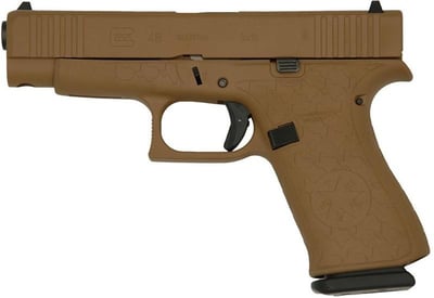 Glock 48 9mm 4.17" barrel 10 Rnds Texas Stipple Flat Dark Earth - $488.49