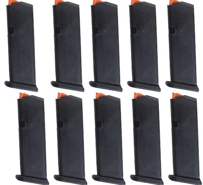 Glock Factory Magazine Gen 5 Glock 17, 34, 45 9mm Luger 17-Round Polymer Black 10PK - $231.99 (Free Shipping on $100+ Orders)