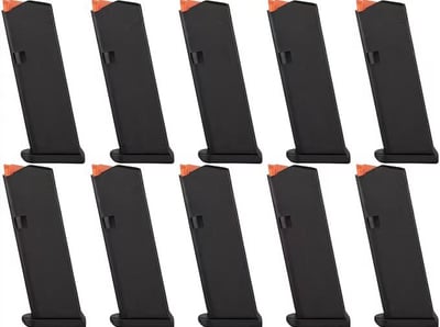 Glock Factory Magazine Glock 43X, 48 10-Round Polymer Black 10PK - $231.99 (Free Shipping on $100+ Orders)