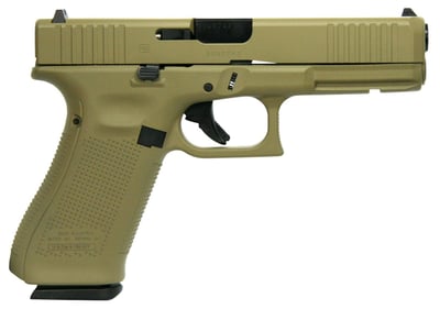 Glock 17 Gen5 Flat Dark Earth 9mm 4.49" Barrel 17-Rounds - $599.99 ($9.99 S/H on Firearms / $12.99 Flat Rate S/H on ammo)