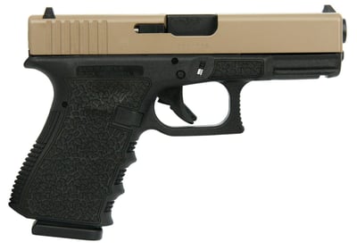 Glock 19 Gen3 Flat Dark Earth 9mm 4.02" Barrel 15-Rounds Cobblestone Stippling - $568.99 ($9.99 S/H on Firearms / $12.99 Flat Rate S/H on ammo)