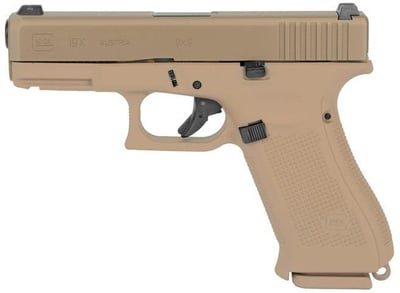 Glock 19X Coyote 9mm 4.02" Barrel 10-Rounds 3 Mags - $588 