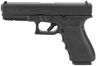 Glock G20SF Gen3 10mm 4.6" Barrel 15 Rnds Fixed Sights - $546 + Free S/H 