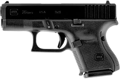 Glock 26 Gen5 9mm 3.43" Barrel 10-Rounds - $567.99 