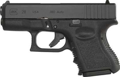 Glock 28 .380 ACP 3.46" Barrel 10-Rounds - $499 ($9.99 S/H on Firearms / $12.99 Flat Rate S/H on ammo)