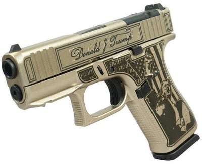 Glock 43X MOS FXD 5.5lb w/FR Austria Trump Fight Pistol - $593.99 