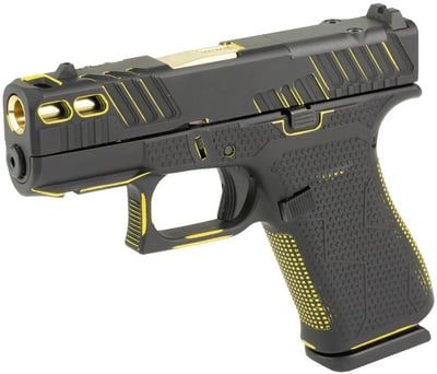 Glock 43X M.O.S Yellow / Black 9mm 3.4" Barrel 10-Rounds - $699.99