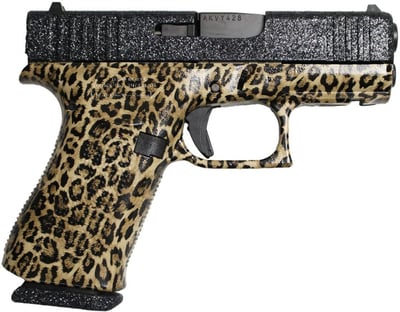 Glock G43X 9mm 3.41" barrel 10 Rnds Black GMB w/Cheetah Cerakote - $654.99 