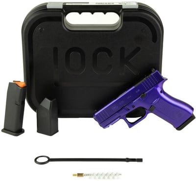 Glock 43X MOS 9mm 3.41" barrel 10 Rnds Custom Gun Candy Majesty Cerakote - $551.54 (Free S/H on Firearms)