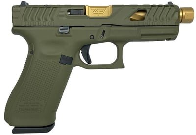Glock 45 Gen5 OD Green / Gold 9mm 4.6" Barrel 17-Rounds - $773.99 ($9.99 S/H on Firearms / $12.99 Flat Rate S/H on ammo)