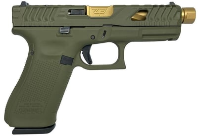 Glock 45 Gen5 OD Green / Gold 9mm 4.6" Barrel 17-Rounds - $832.99 