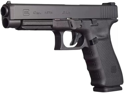 Glock 41 Gen4 Black .45 ACP 5.31" Barrel 13-Rounds - $596 ($14.99 flat rate shipping)