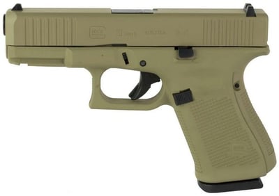 Glock G19 G5 MOS 9mm 4.02" barrel 15rd Optic Ready Coyote Tan - $699.99