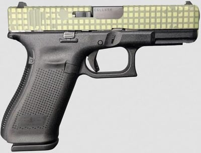 Glock 45 V DNC 9mm 4″ barrel Black-Blk/Grn Slide FXD 3-17RD MAGS - $564.21