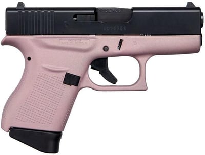 Glock 43 Pink 9mm 3.39" Barrel 6-Rounds - $477.33