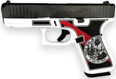 Glock G19 Gen5 9mm FXD w/front Serrations 15 Rnds Florida White - $835.99 