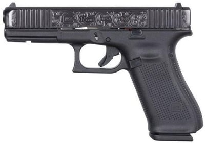 Glock G17 Gen5 9mm 4.49" barrel 17 Rnds Deluxe Engraved - $869.99