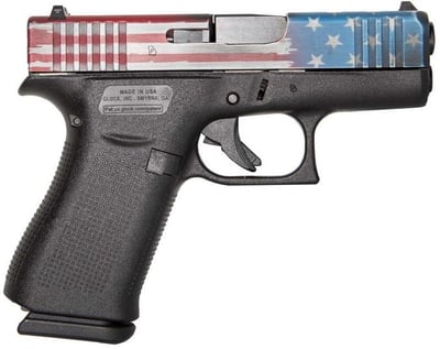 Glock 19 G19 Gen5 HGA 9mm 4.0" Barrel FS 5LB 3 15RD MAGS CERAKOTE AMERICAN FLAG SLIDE - $629.99 