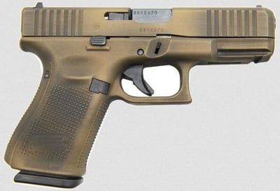 GLOCK G19 GEN 5 HGA 9MM 4" BARREL FS 15 ROUND MAG CERAKOTE FDE FRAME AND SLIDE - $950.99 
