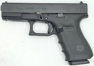 USED Glock 19 Gen4 9mm 4" barrel 15 Rnds - $449.99 