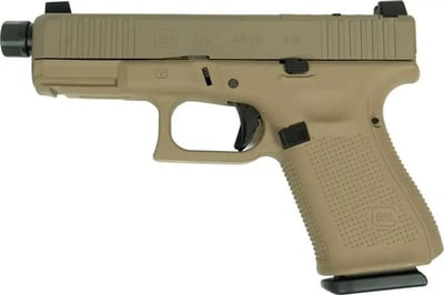 Glock G19 (V) 9mm FXD 5.5 COMM 15RD FDE Threaded Barrel Cerakote - $709.99