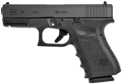 Glock G25 G3 380 ACP 4" barrel 15 Rnds Black - $499.99 