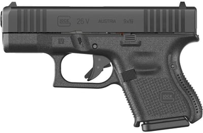 Glock 26 V 9mm 3.43" Barrel 10-Rounds - $487.83 (Email Price)