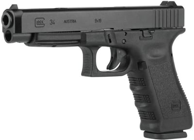 Glock G34 G3 9mm 5.3" barrel 17 Rnds Black - $579.99 