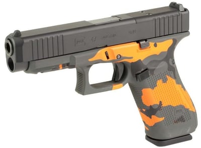 Glock 47 Gen5 MOS 9mm 4.49" barrel 17 Rnds Blaze Camo - $678.99 