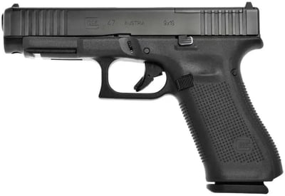 Glock G47 G5 MOS 9mm 4.49" barrel 10rd Optic Ready Pistol Black - $559.65 (Email Price) 