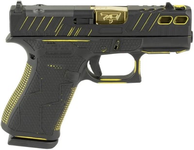 Glock 43X M.O.S Yellow / Black 9mm 3.4" Barrel 10-Rounds - $705.63