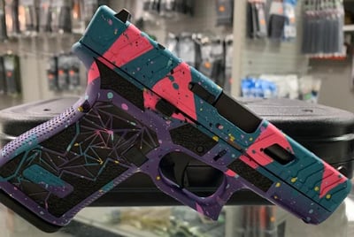 Glock 19 Gen5 Custom "80's Day" Purple 9mm 4.02" Barrel 15-Rounds - $439.99 