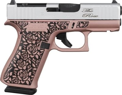 Glock G43X MOS 9mm 3.41" barrel 10 Rnds Rose Gold - $609.99 