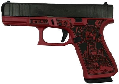 Glock 19 Gen 5 Custom "Georgia Red" 9mm 4.02" Barrel 15-Rounds - $729.99