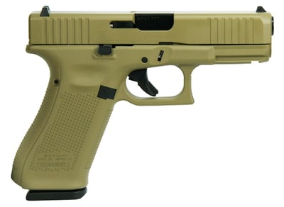 Glock 45 Gen 5 Flat Dark Earth 9mm 4.02" Barrel 17-Rounds - $699.99 
