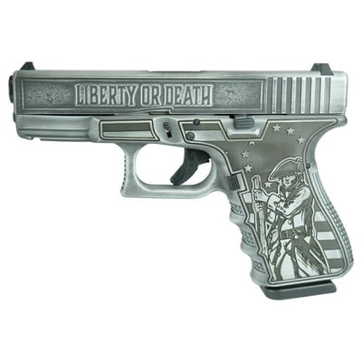 Glock 19 Gen 3 "Live or Die Patriot Gray" 9mm 4.02" Barrel 15-Rounds - $472.41 