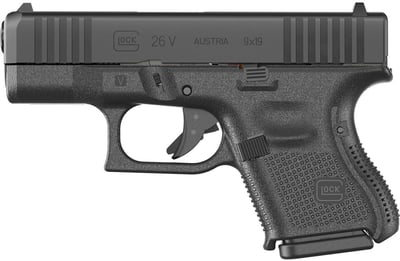 Glock 26 V 9mm 3.43" Barrel 10-Rounds - $489.25 (LogIn Price)